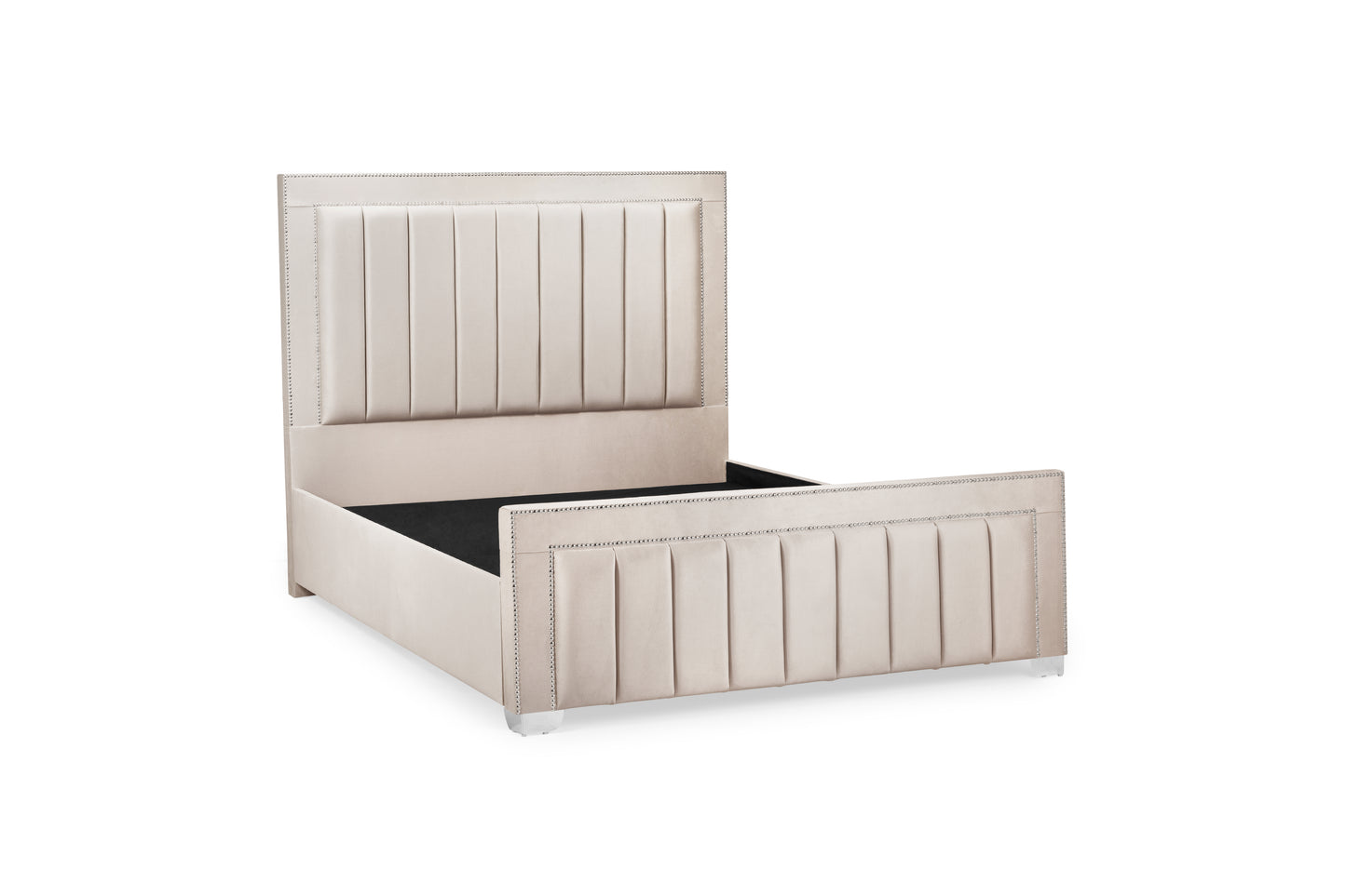 Dior Bed Frame Double Beige