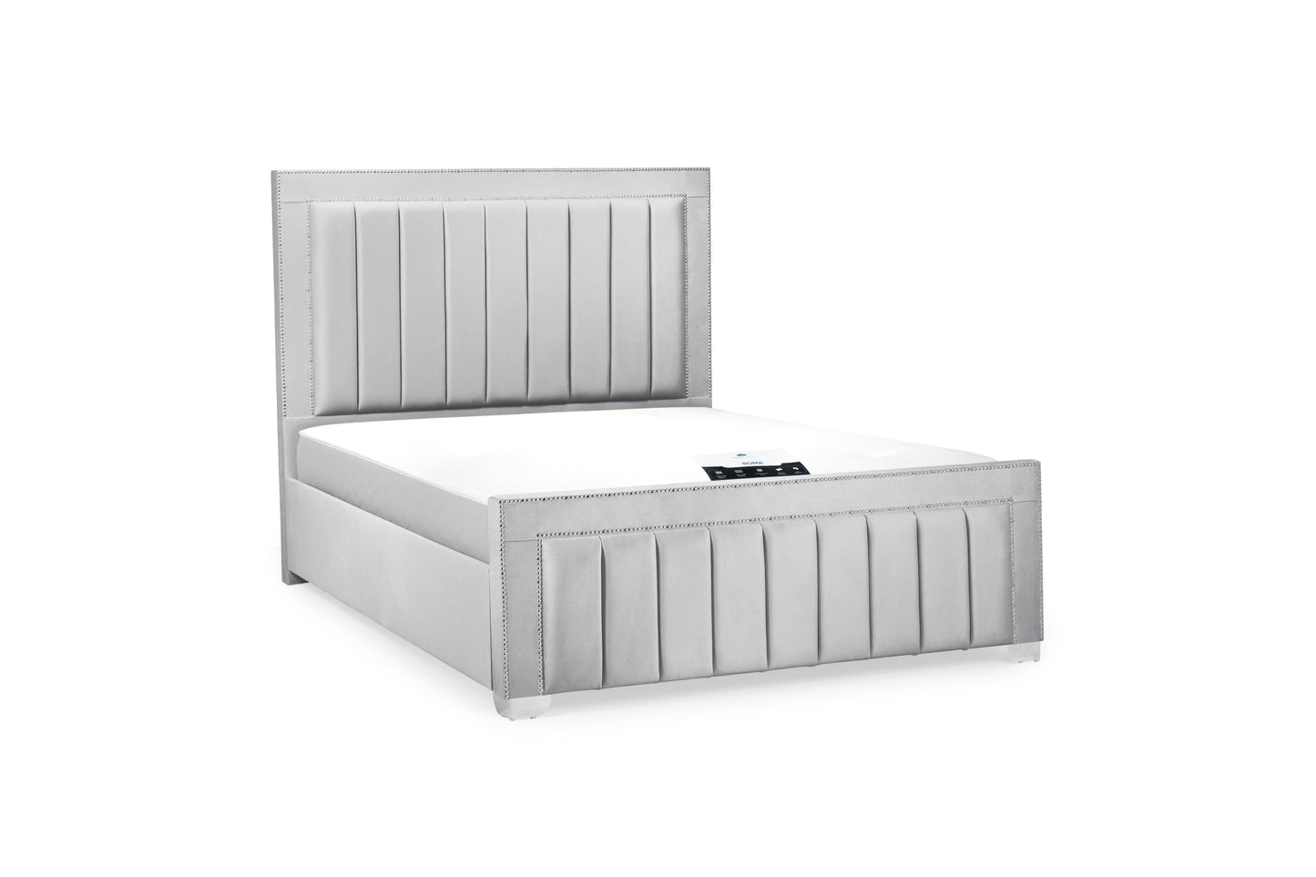 Dior Bed Frame Double Grey