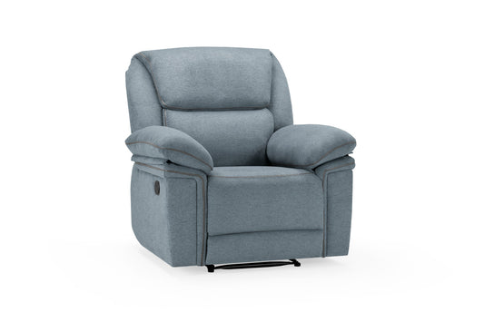 Elio Recliner Grey Fabric Armchair