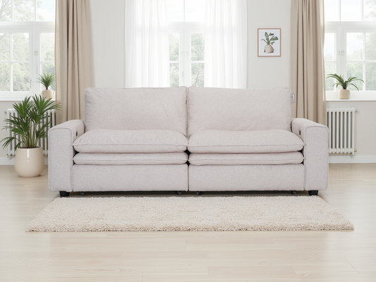Florence Cloud Beige Electric Sofa