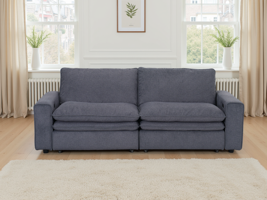 Florence Cloud Grey Electric Sofa