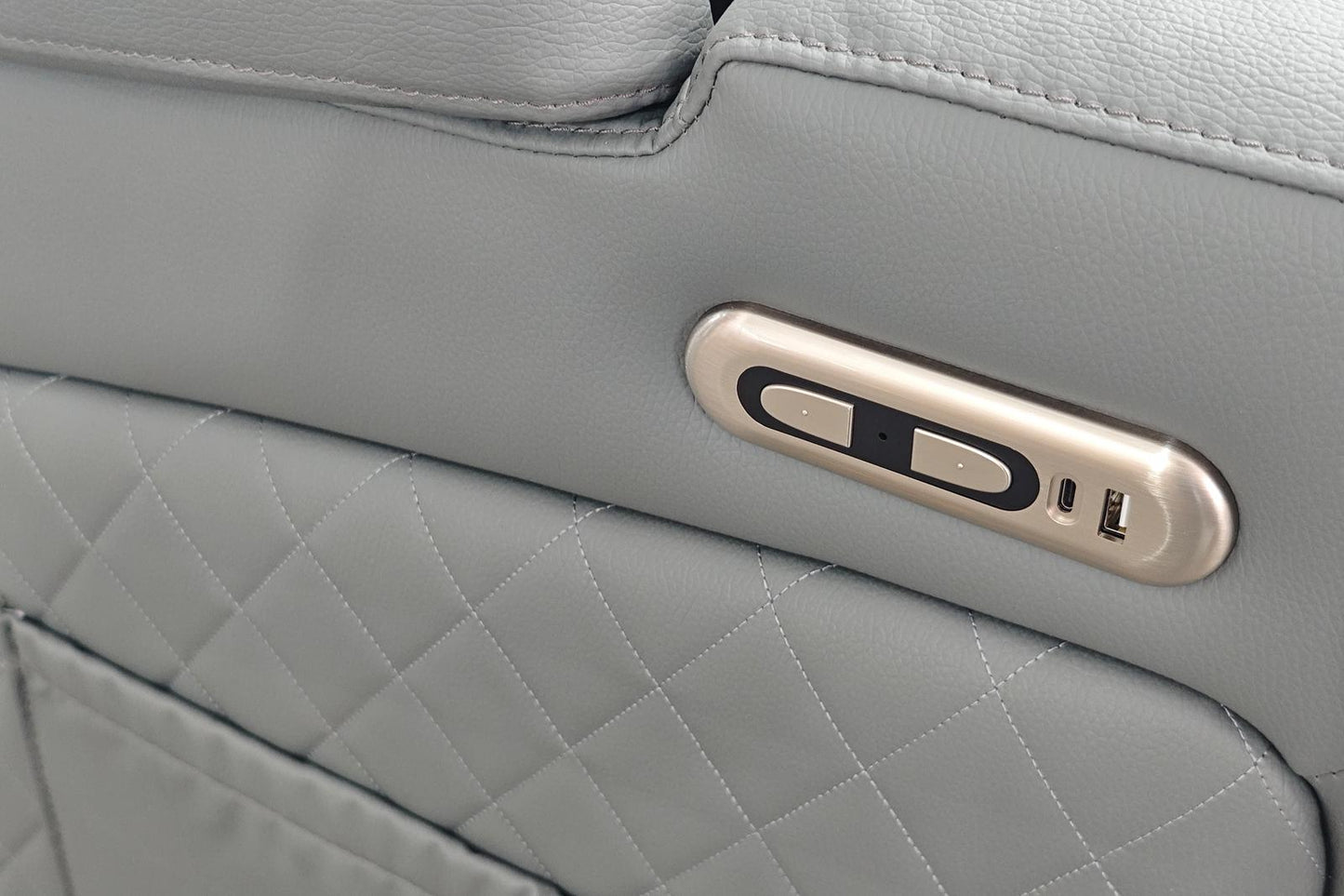 Florence Cinema Sofa Grey 3 Seater