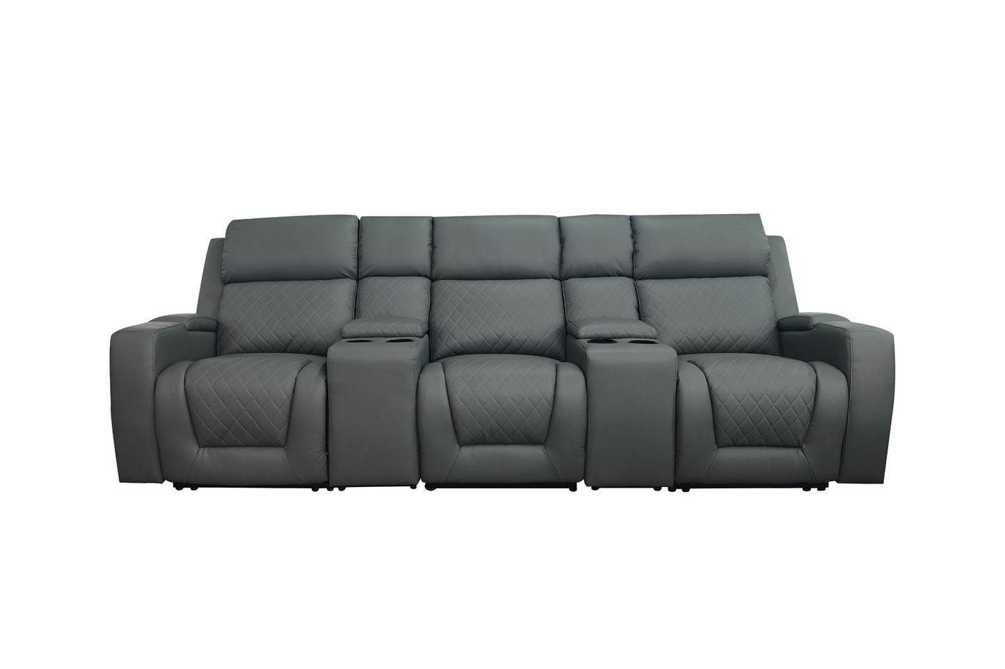 Florence Cinema Sofa Grey 3 Seater