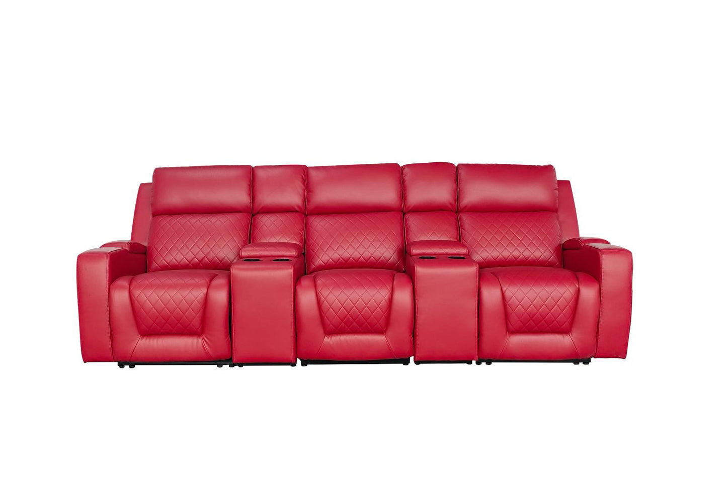 Florence Cinema Sofa Red 3 Seater