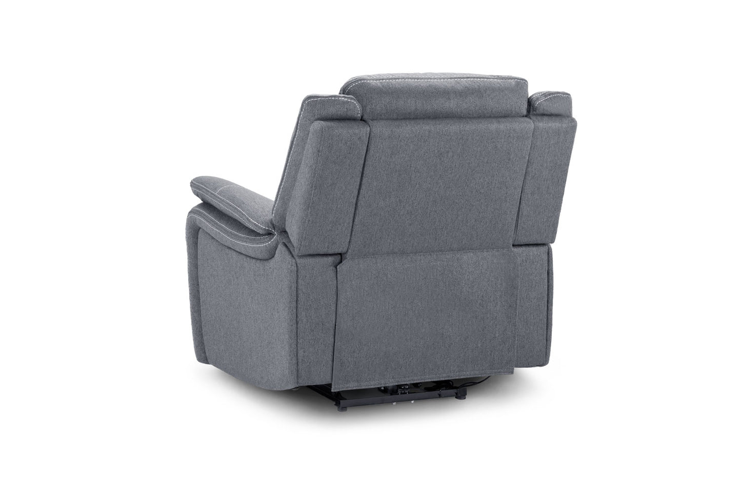 Galaxy Tech Recliner Armchair Grey Fabric