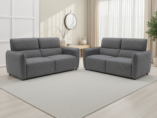 Ascot Sofa Charcoal 3+2 Set