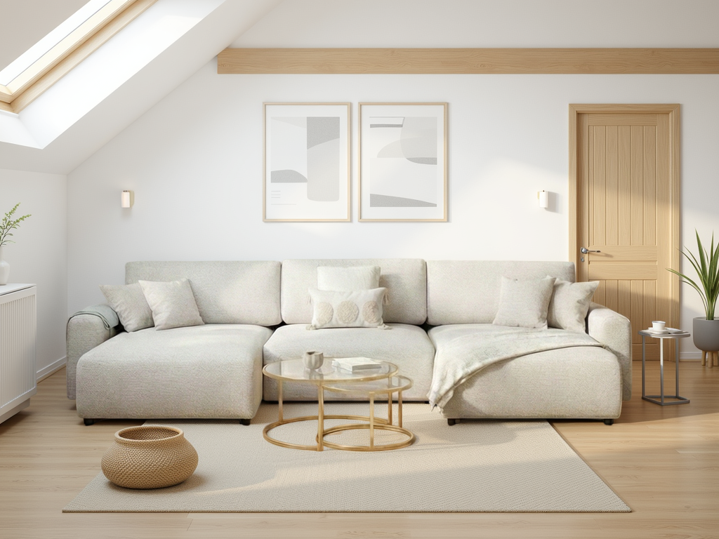 Luma Sofa Beige U Shape Corner
