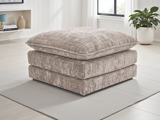 Solaya Sofa Beige Footstool