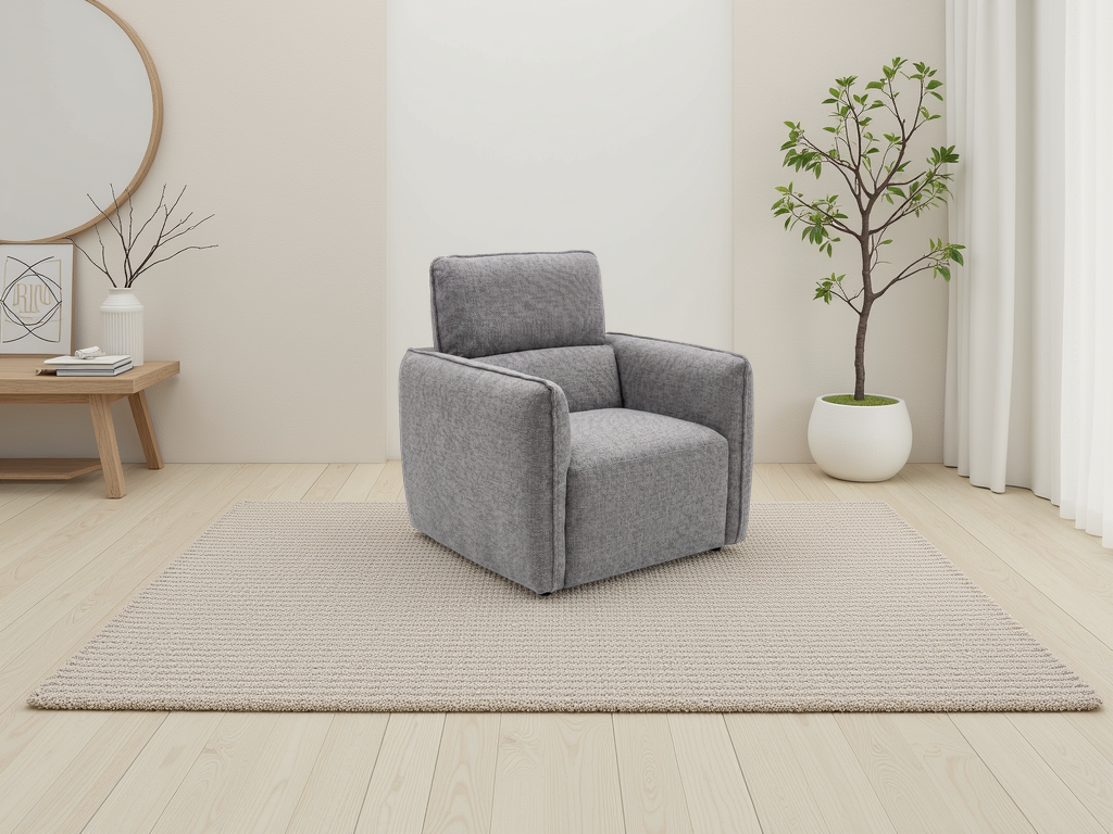 Ascot Sofa Grey Armchair