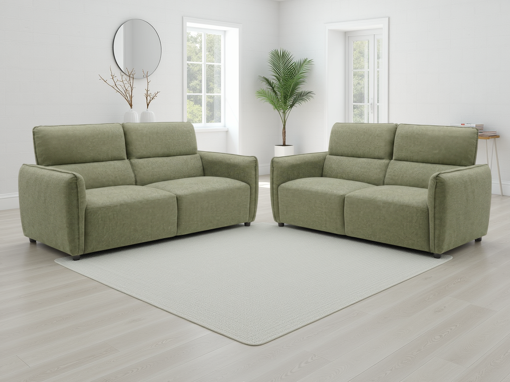 Ascot Sofa Green 3+2 Set