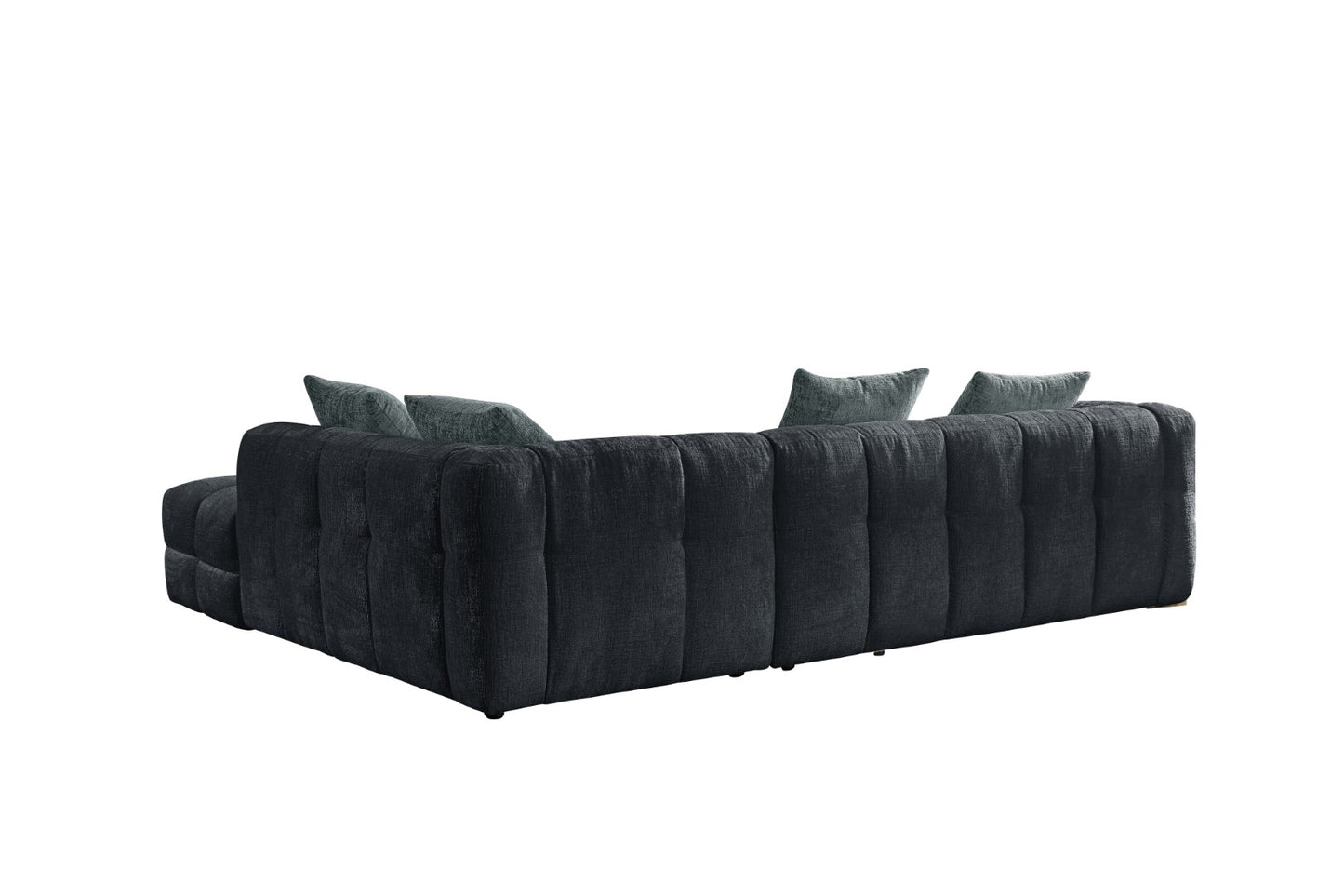Genoa Sofa Charcoal Right Hand