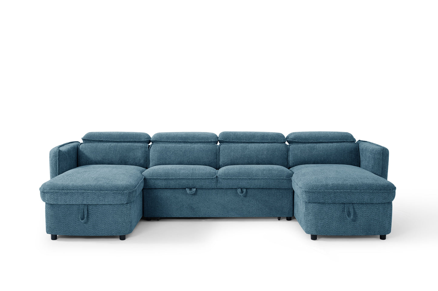 Capri Sofabed Blue U Shape Corner