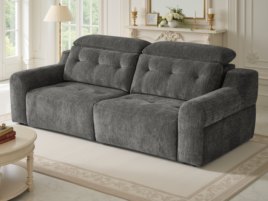 Harrison Electric Sofa Charcoal