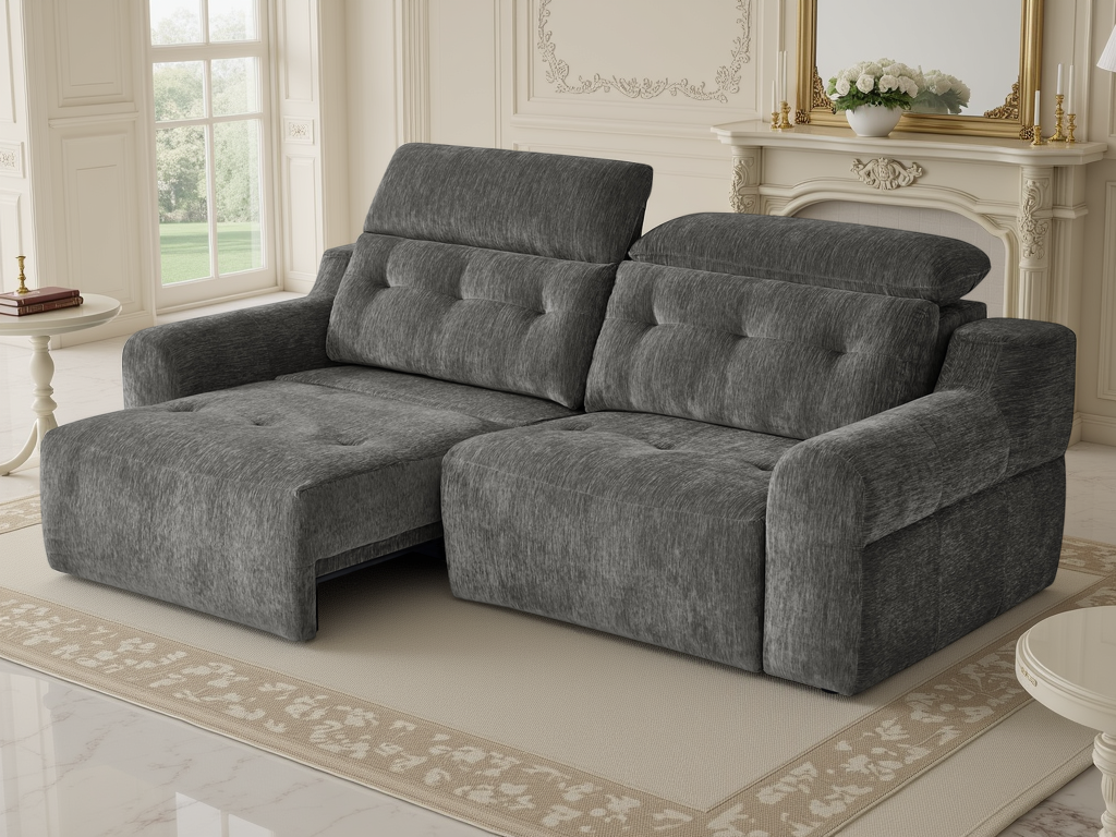 Harrison Electric Sofa Charcoal