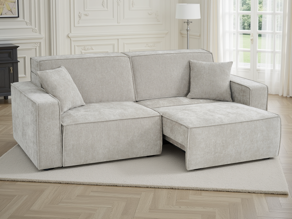 Houston Electric Sofabed Beige 3 Seater