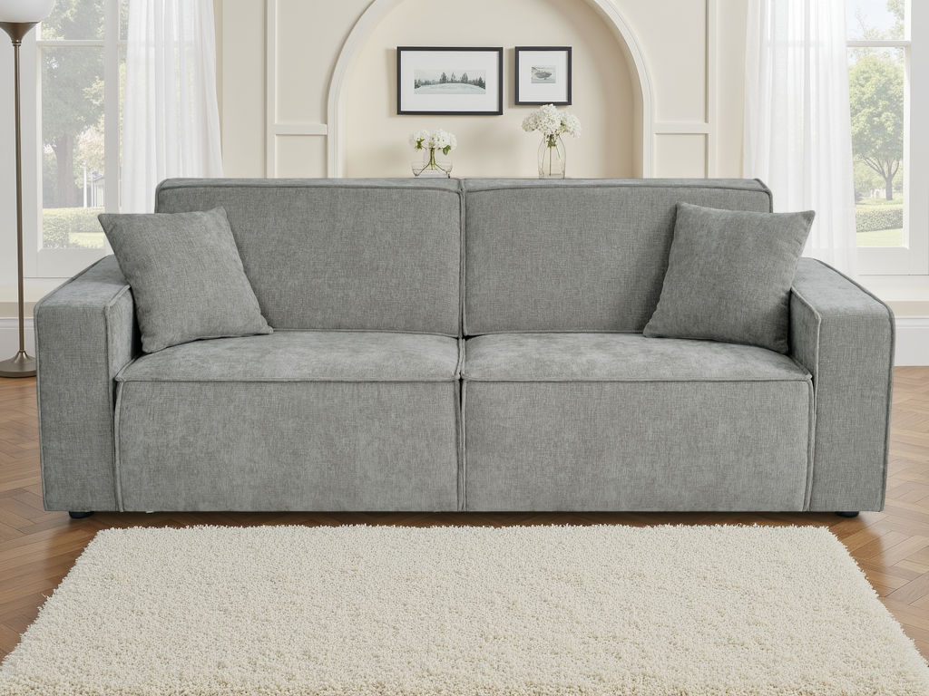 Houston Electric Sofabed Grey 3 Seater