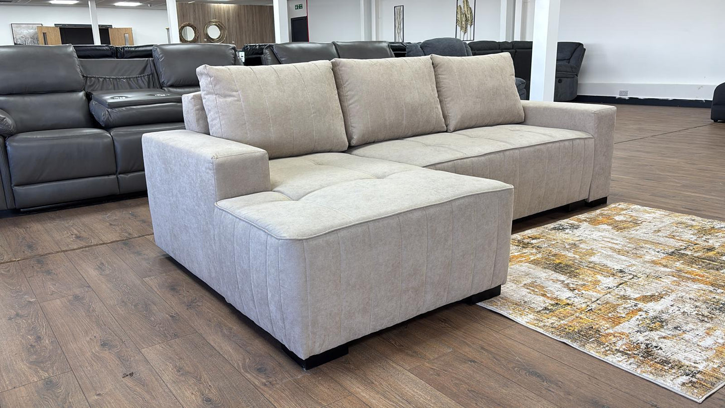 Hugo Sofabed Beige Left Hand Facing Corner