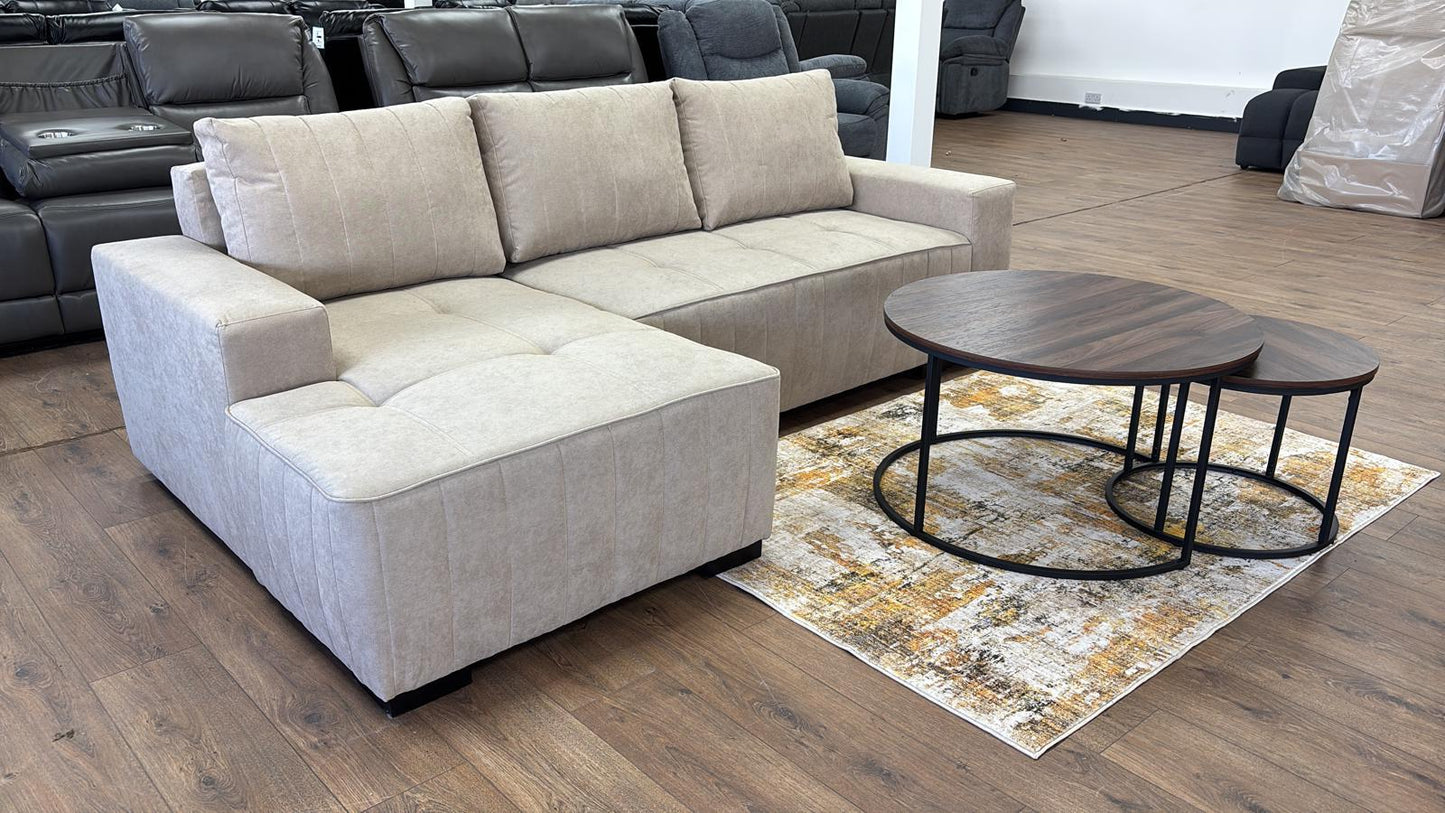 Hugo Sofabed Beige Left Hand Facing Corner