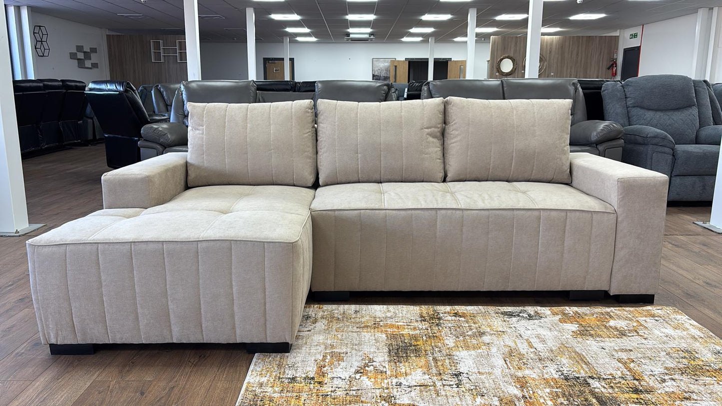 Hugo Sofabed Beige Left Hand Facing Corner