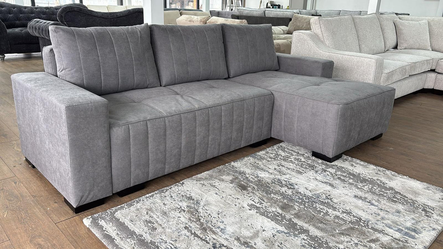 Hugo Sofabed Grey Right Hand Facing Corner
