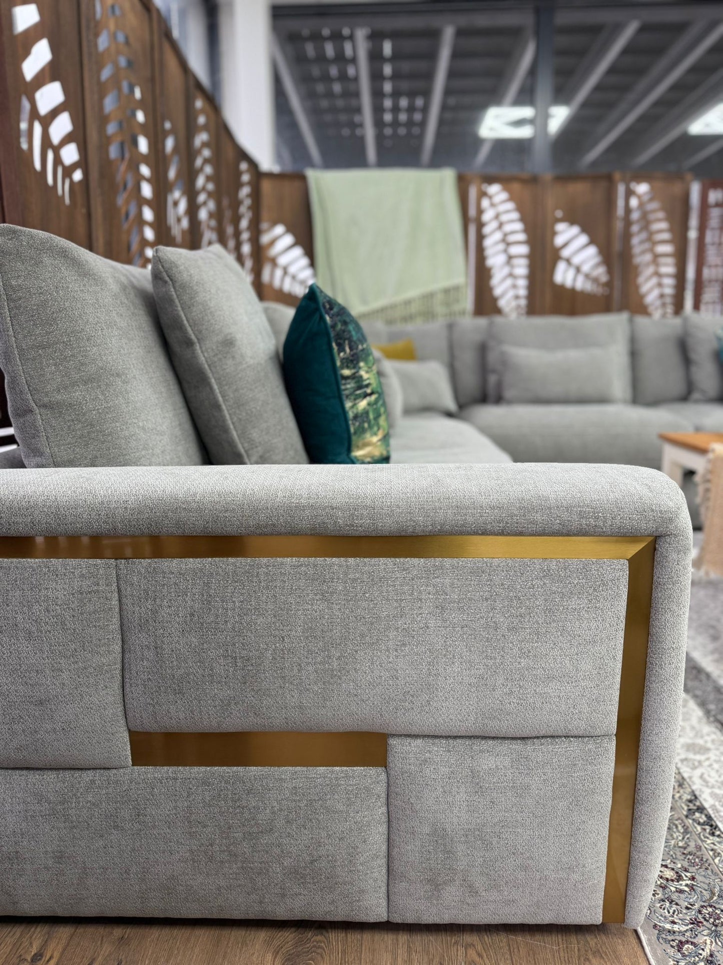 Jupiter Sofa Grey Large Corner