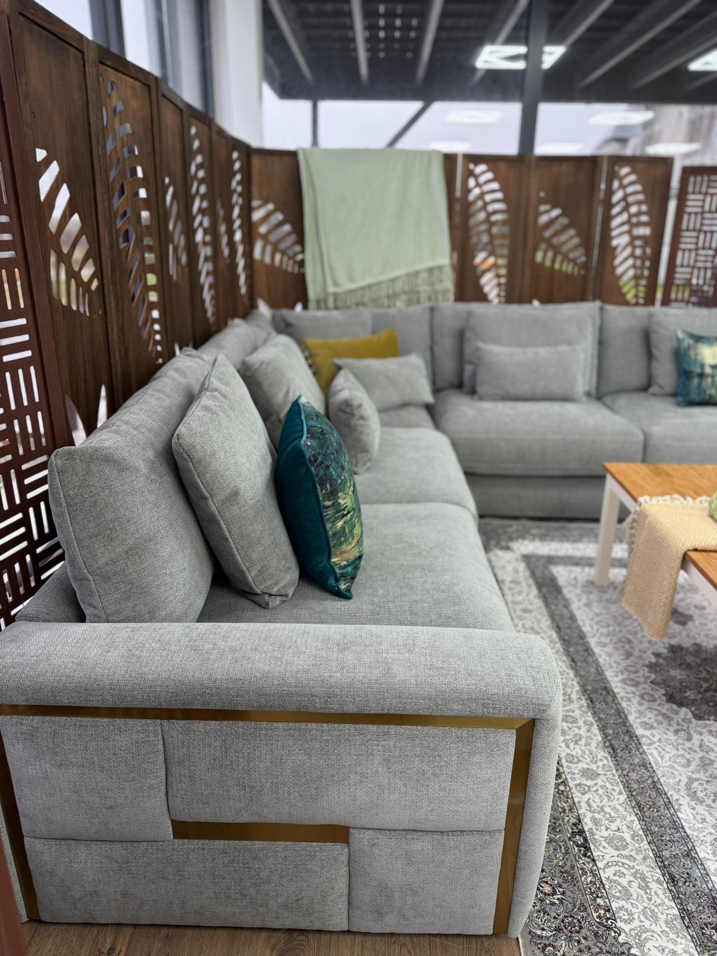 Jupiter Sofa Grey Large Corner