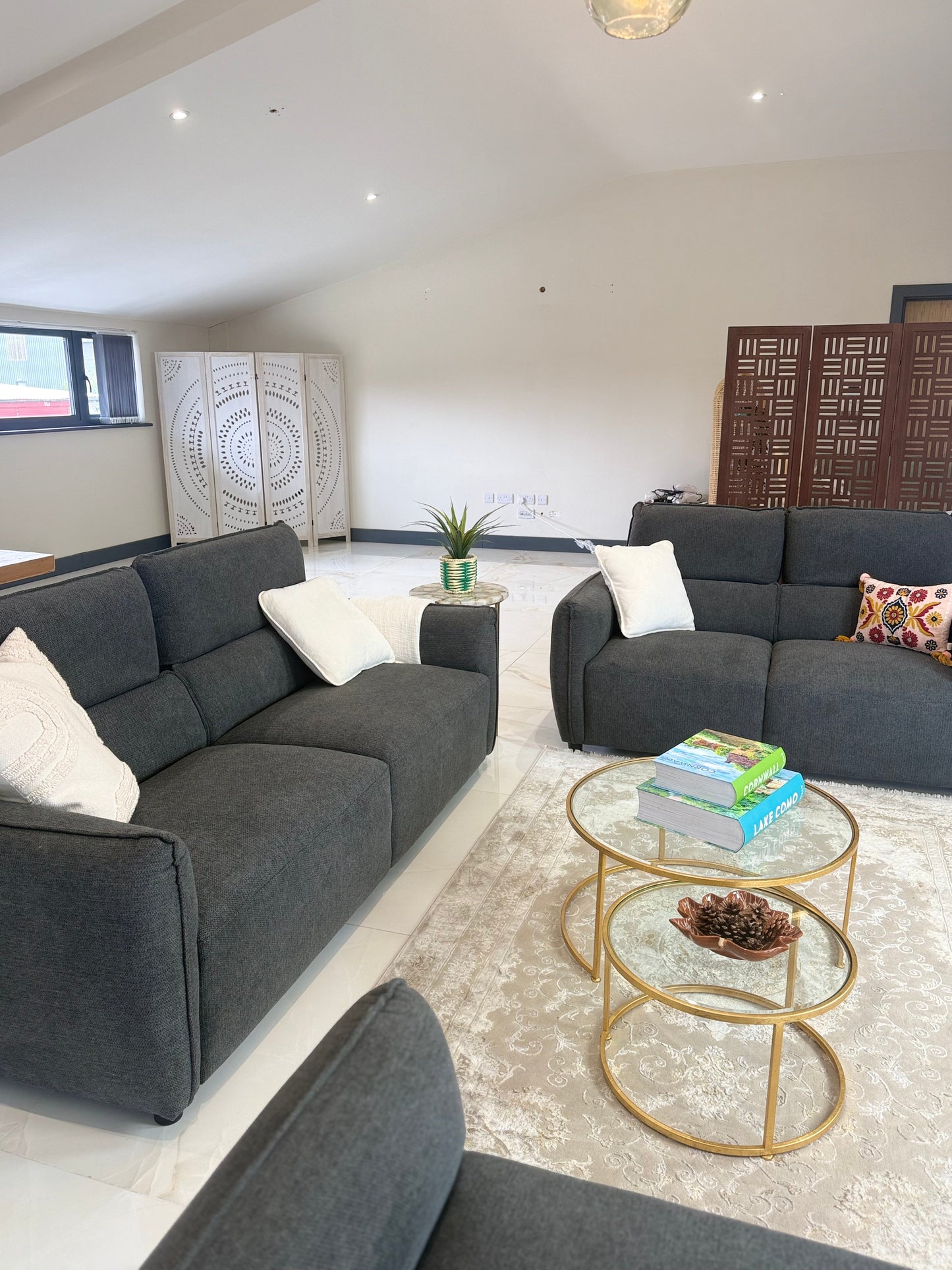 Ascot Sofa Charcoal 3+2 Set