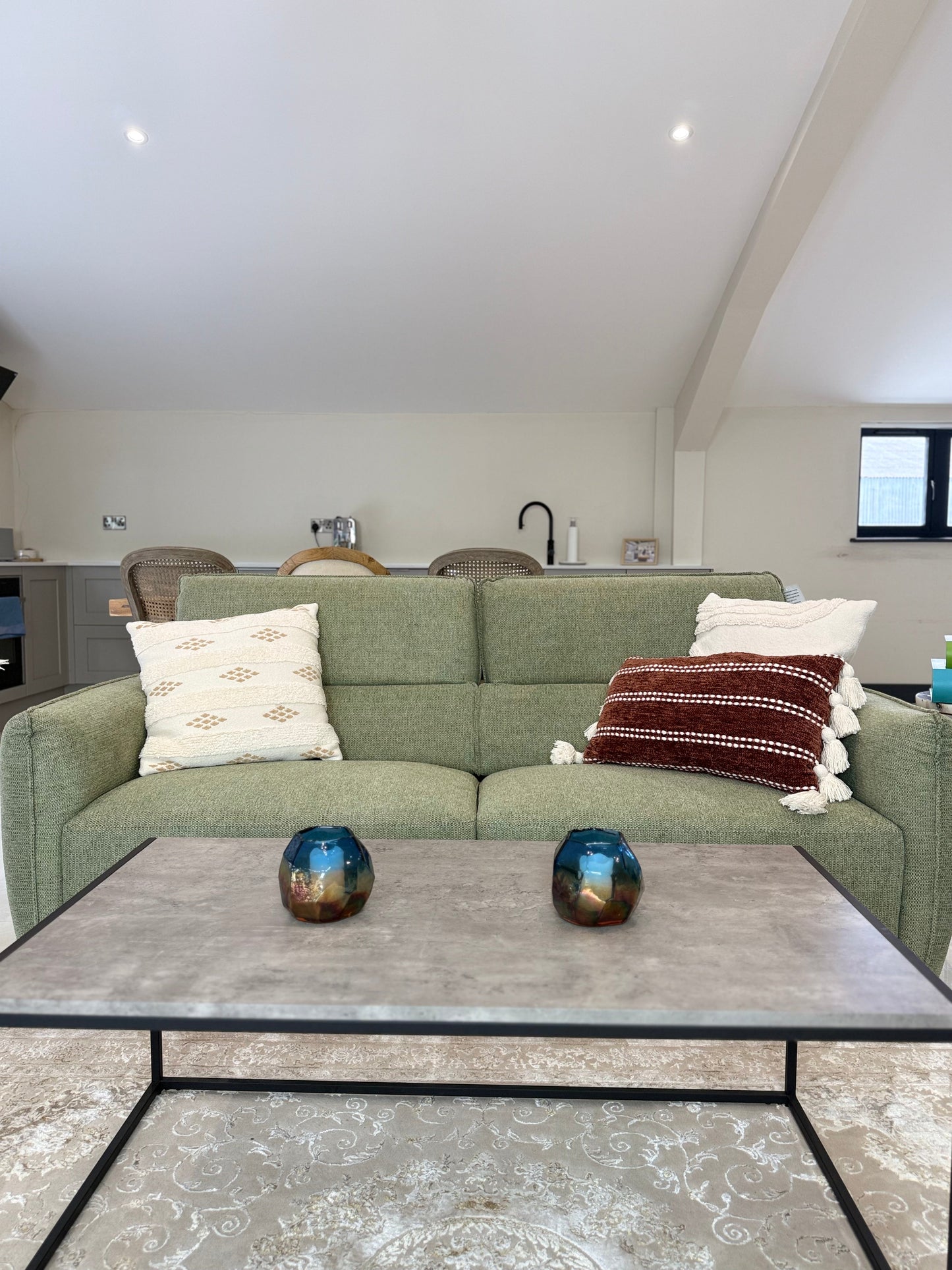 Ascot Sofa Green 3+2 Set