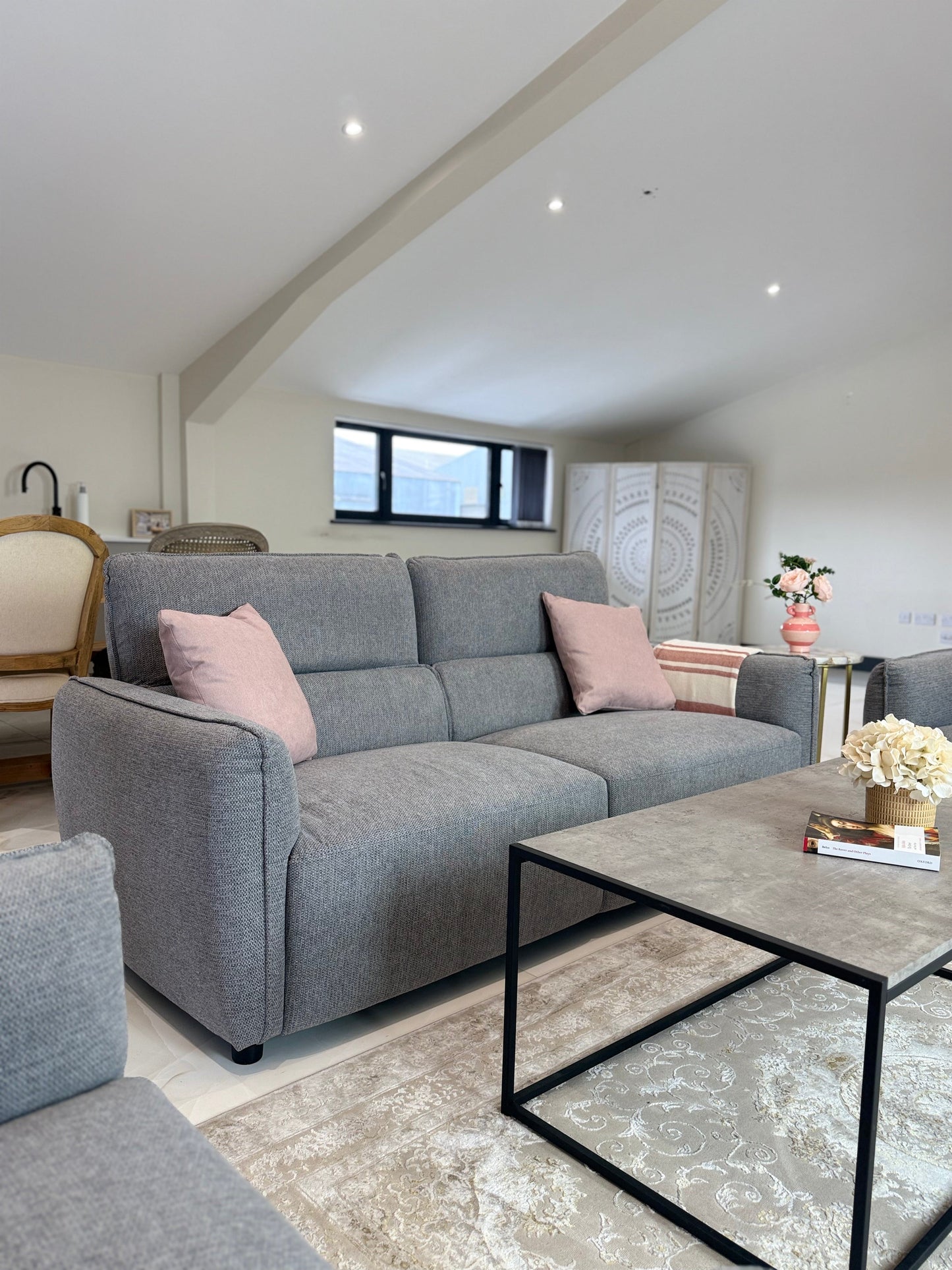 Ascot Sofa Grey 3+2 Set