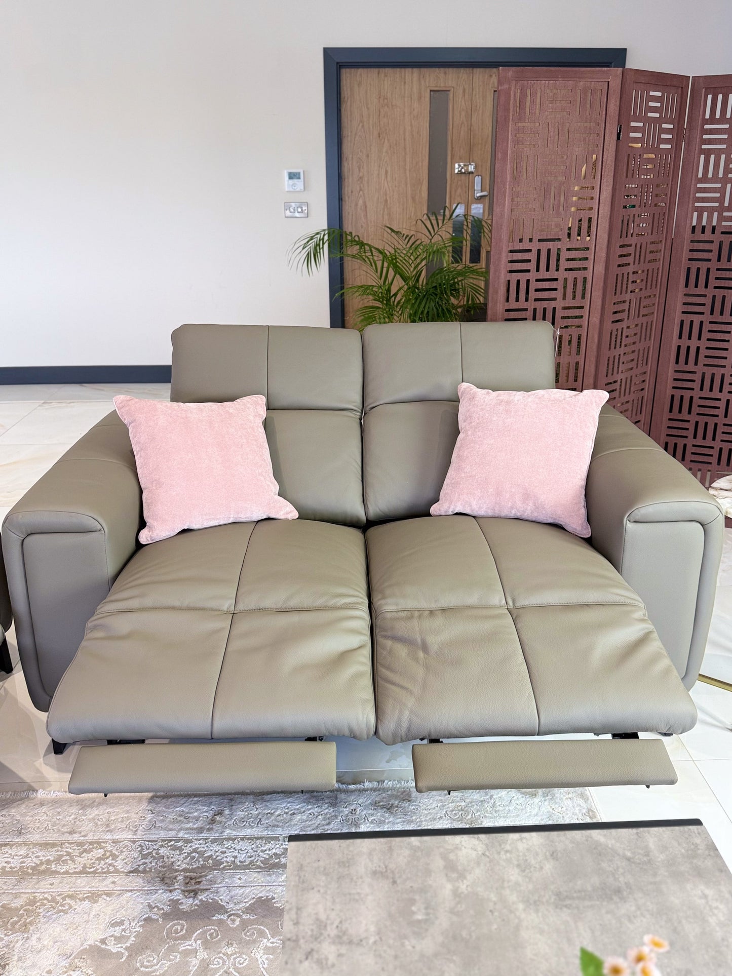 Richmond Electric Recliner Sofa Grey 3+2 Set