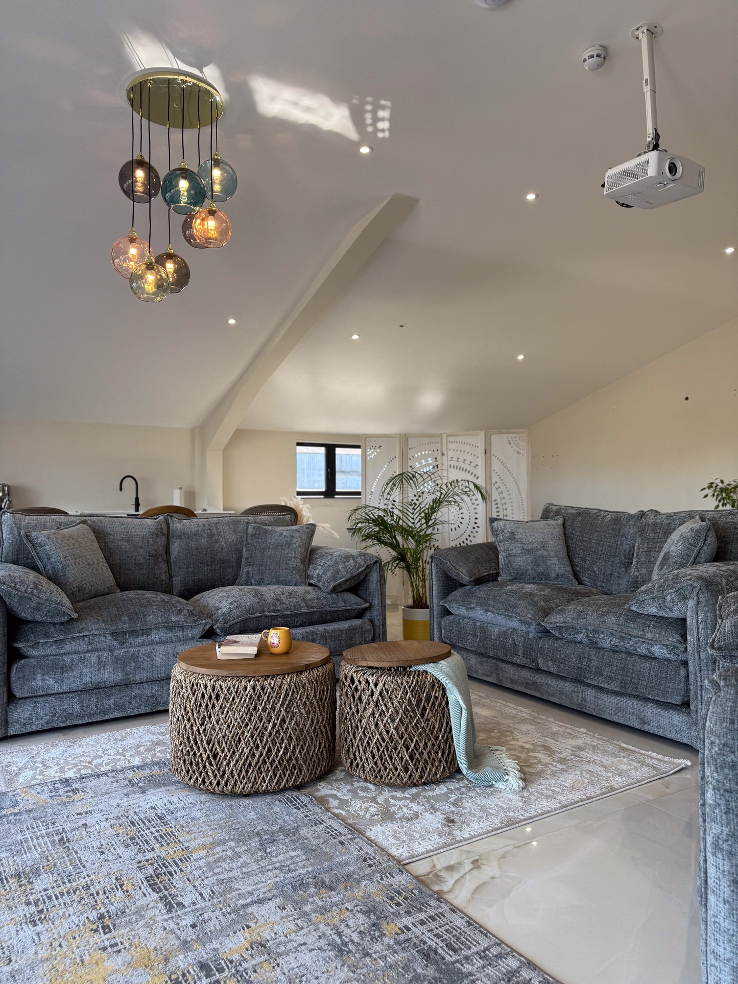 Solaya Sofa Grey 3+2 Set