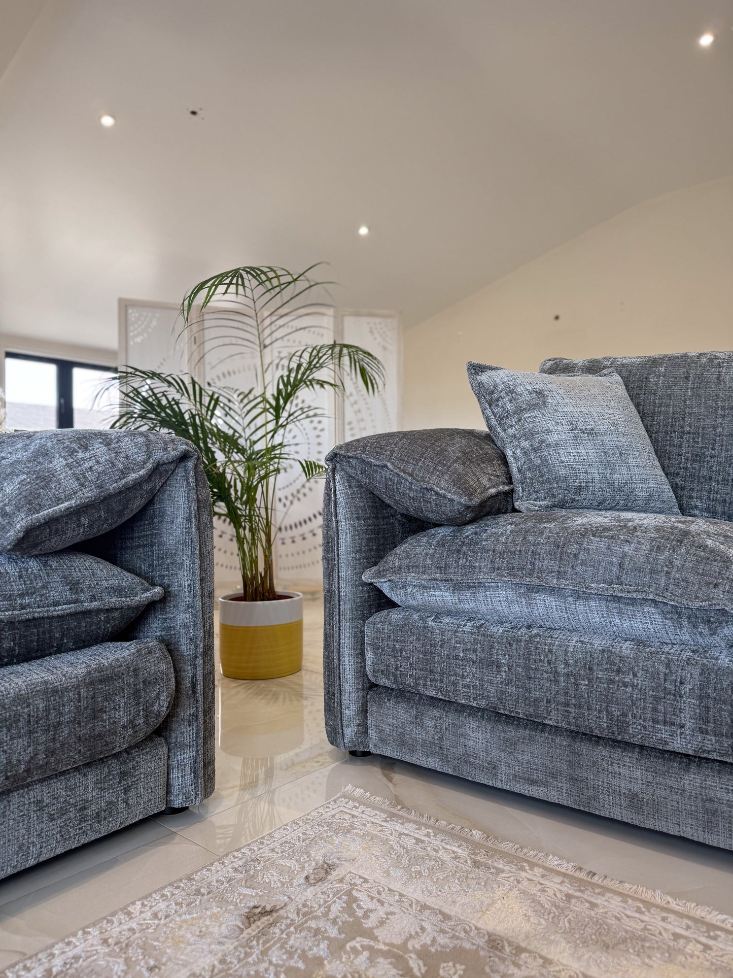 Solaya Sofa Grey 3+2 Set