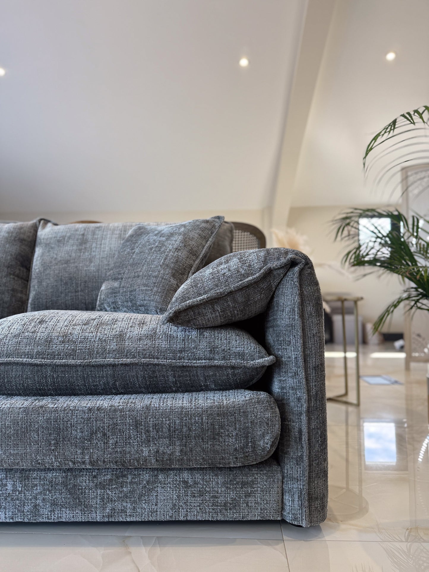 Solaya Sofa Grey 3 Seater
