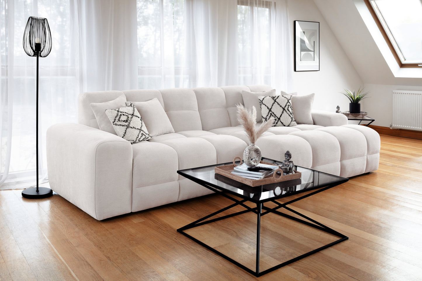 Jacob Sofa Beige Right Hand Facing Corner