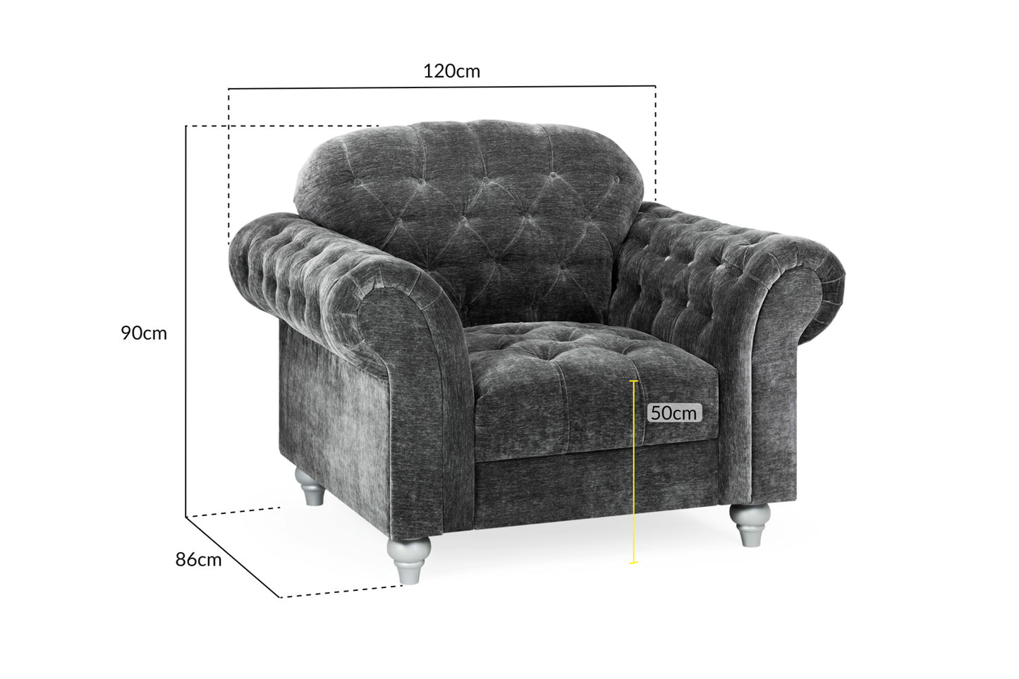 Jubilee Sofa Grey Armchair