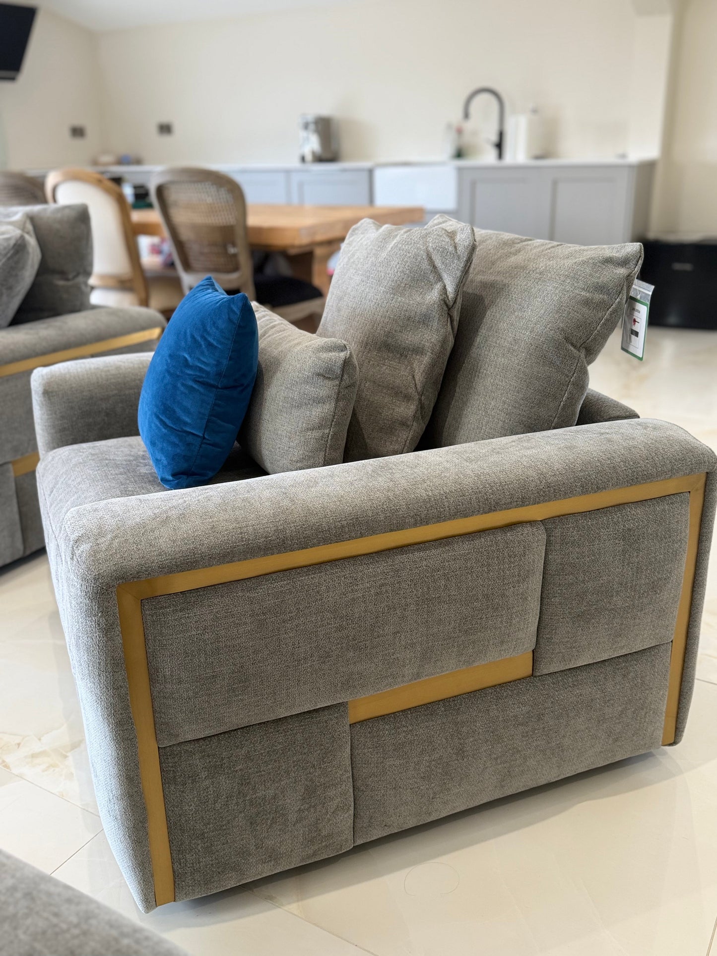 Jupiter Sofa Grey Armchair