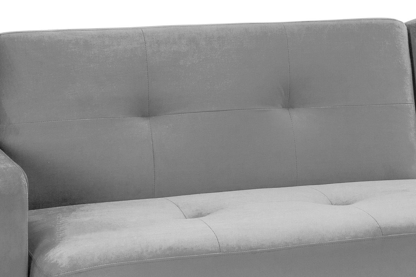 Kair Sofabed Plush Grey Universal Corner