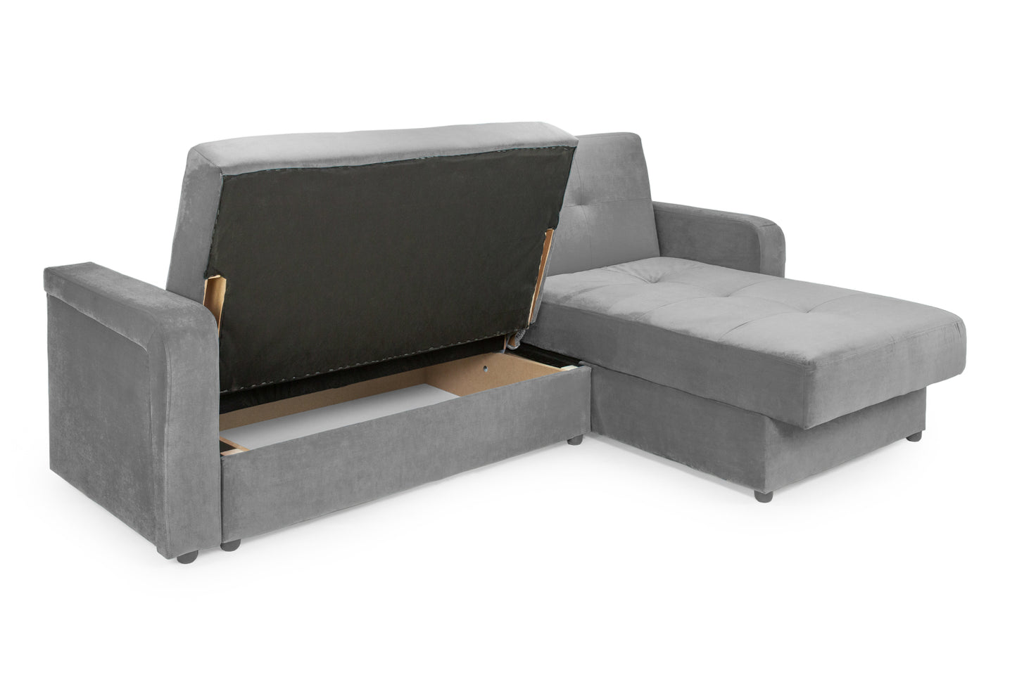 Kair Sofabed Plush Grey Universal Corner