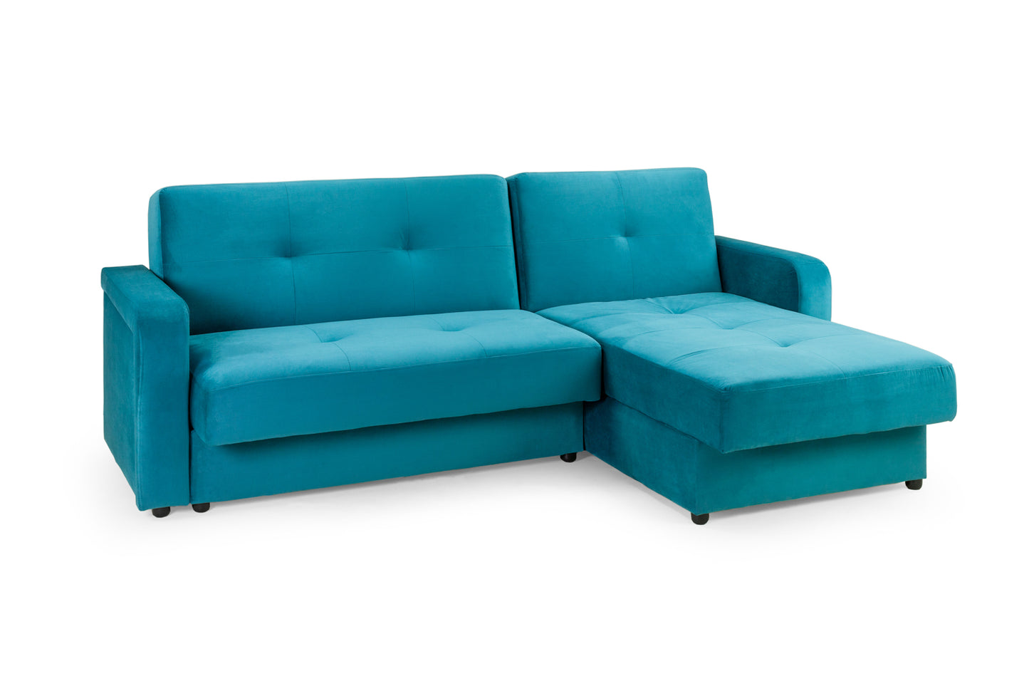 Kair Sofabed Plush Teal Universal Corner