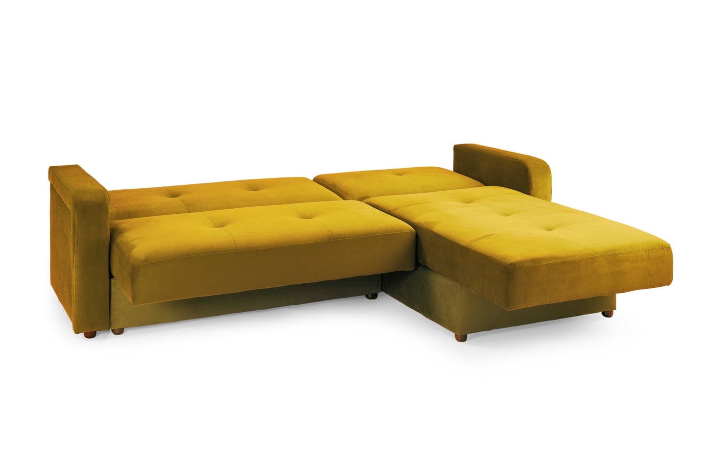 Kair Sofabed Plush yellow Universal Corner