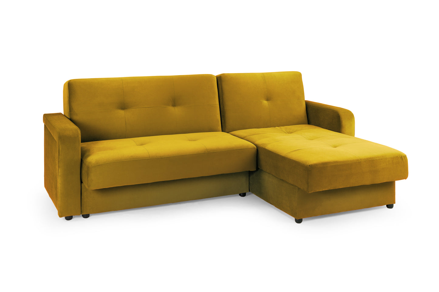 Kair Sofabed Plush yellow Universal Corner