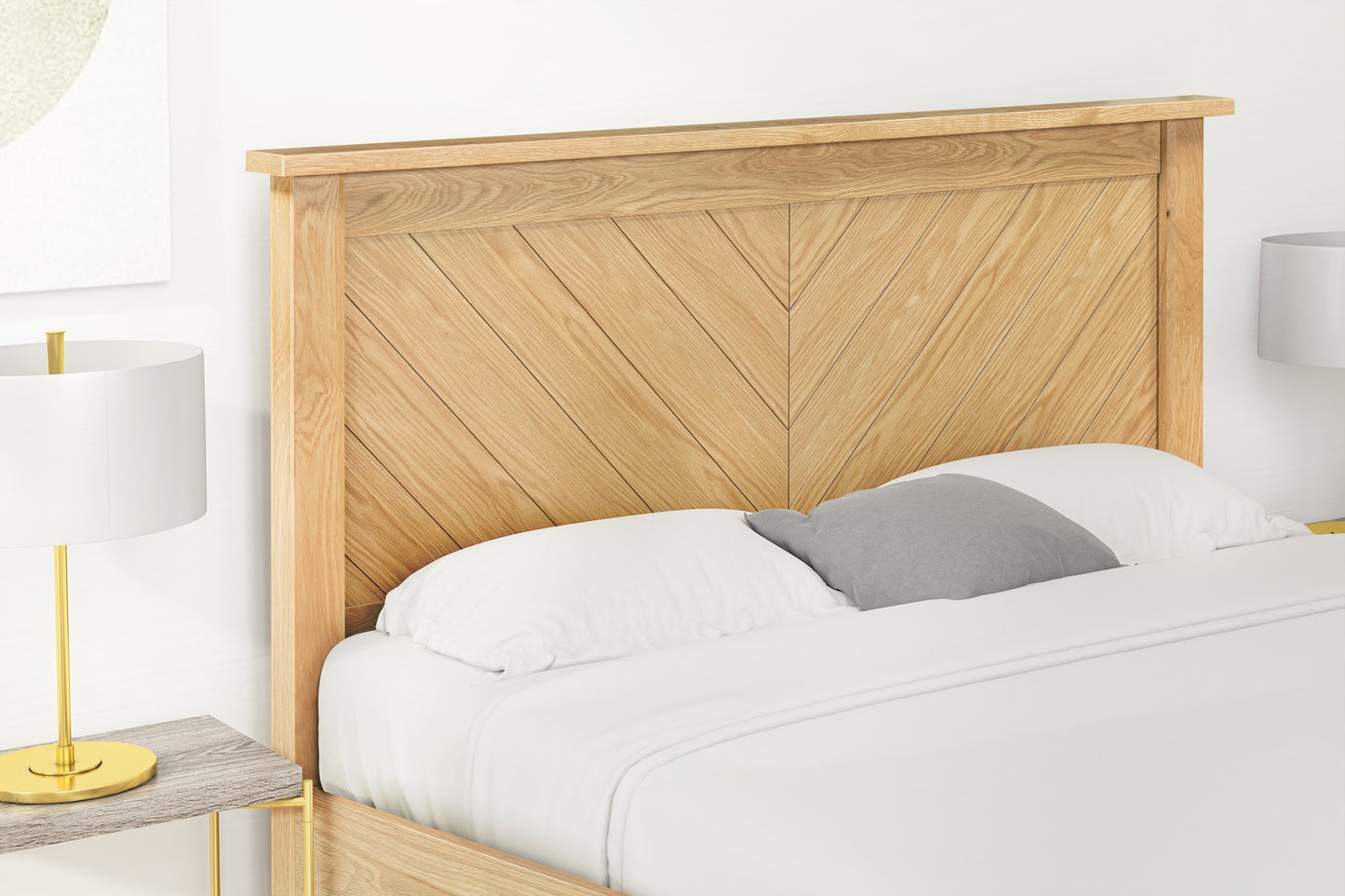 Kenji Bed Frame Double Oak