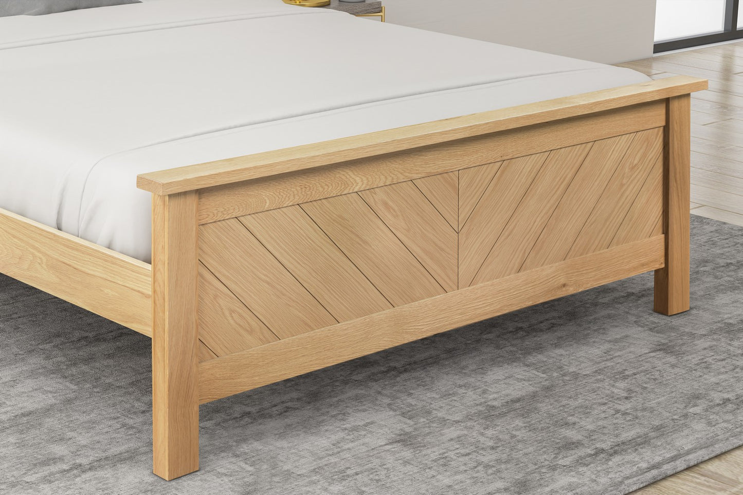 Kenji Bed Frame Double Oak