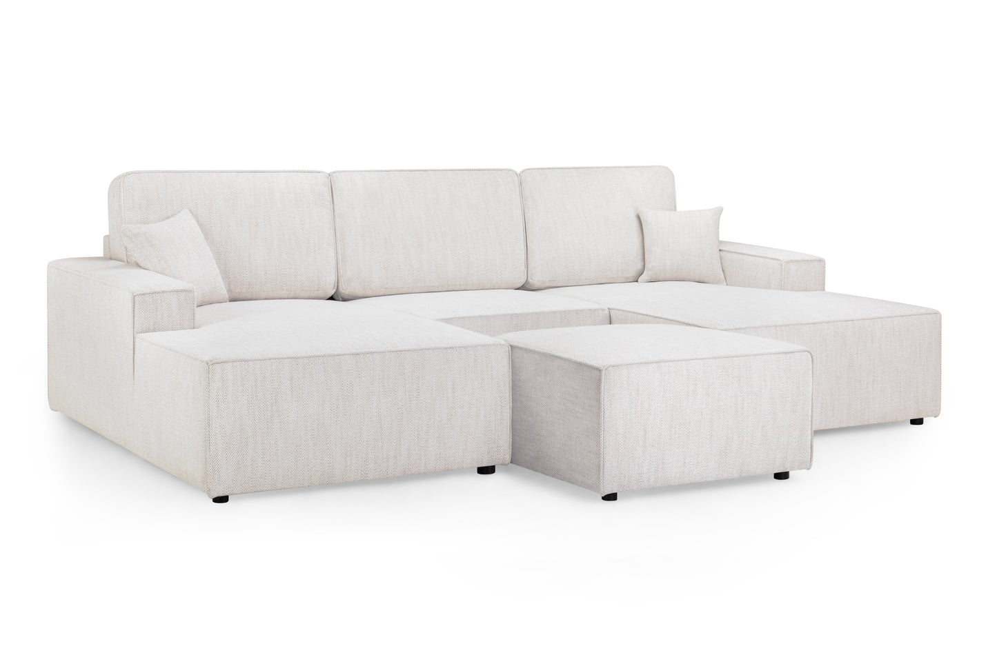 Leo Sofa Beige U Shape Corner