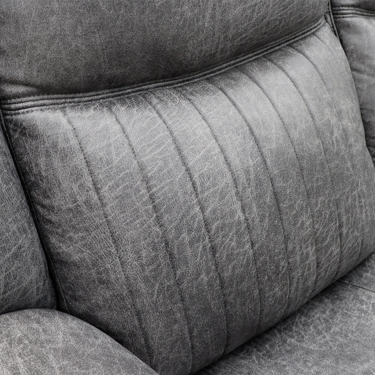 Leon Electric Recliner Sofa Grey Armchair