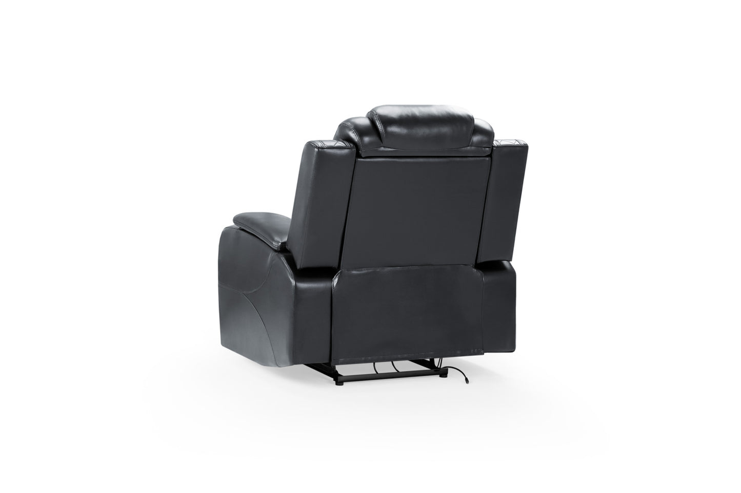 London Recliner Sofa Black Armchair