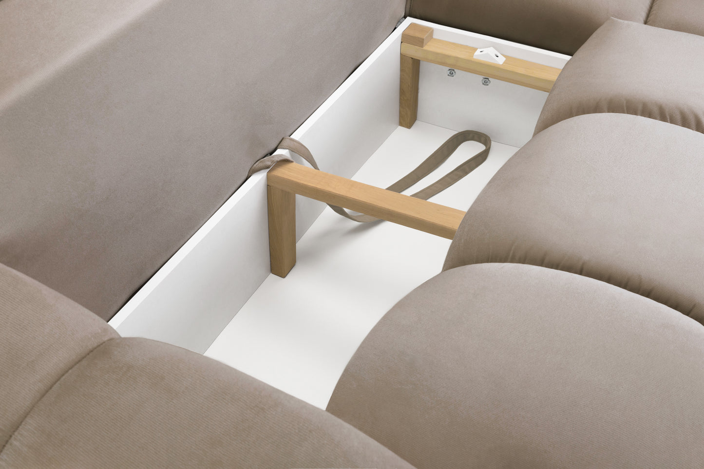 Luki Sofabed Mocha Universal Corner