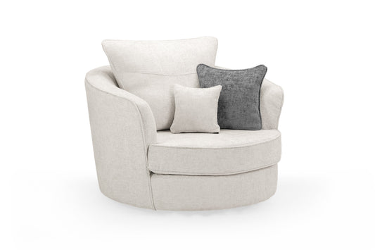 Mary Sofa Cream Swivel Chair