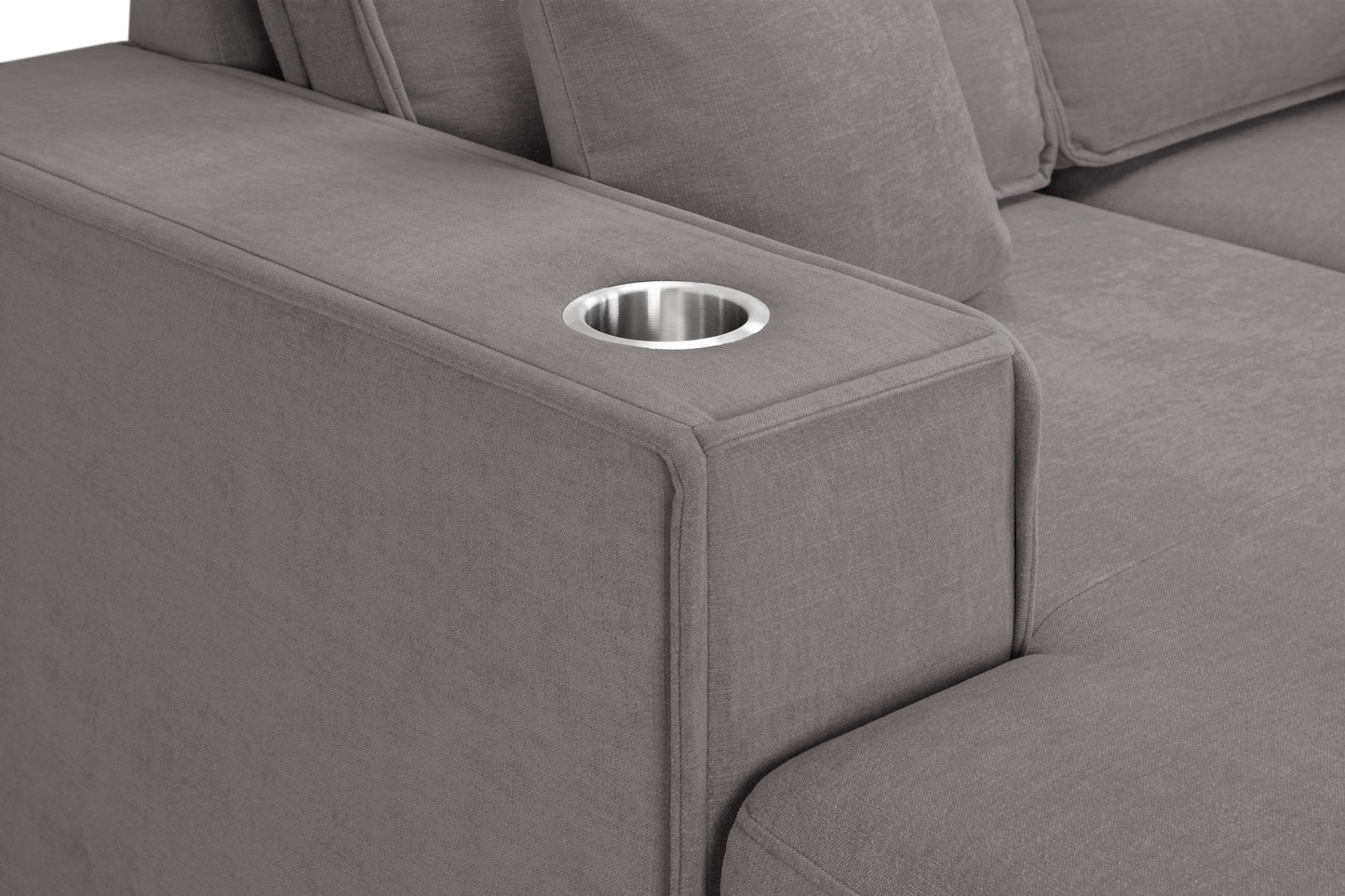 Milan Sofabed Grey Universal Corner