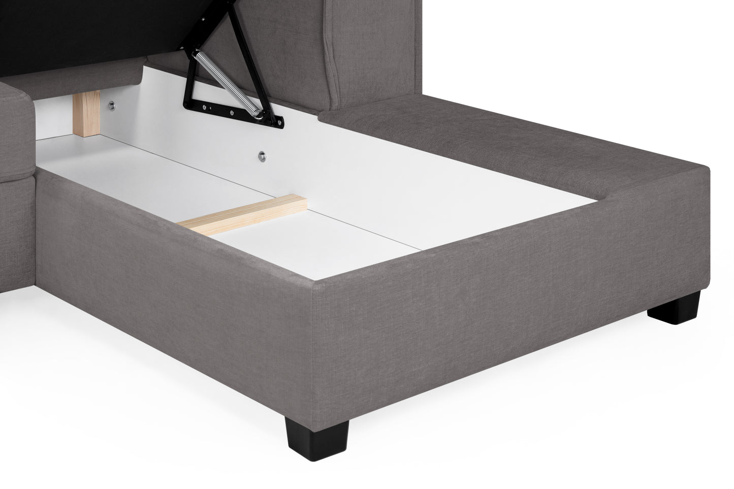 Milan Sofabed Grey Universal Corner